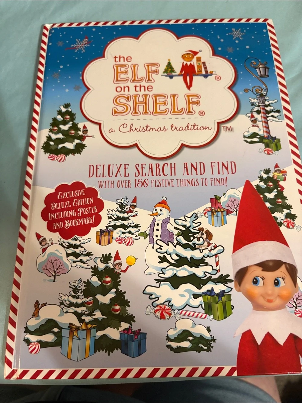 The Elf on the Shelf Deluxe Search & Find Game — Red